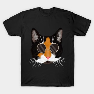 Cat with glasses T-Shirt